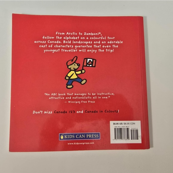 ABC of Canada" by Kim Bellefontaine and illustrated by Per-Henrik Gürth - Picture 2 of 2